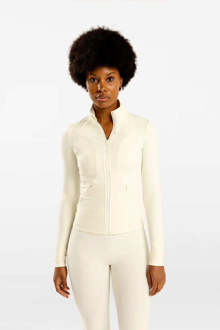 Full Zip Jacket - Coconut