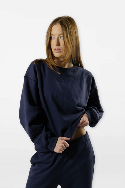 Oversized Crewneck Sweatshirt | Level Active — LEVEL