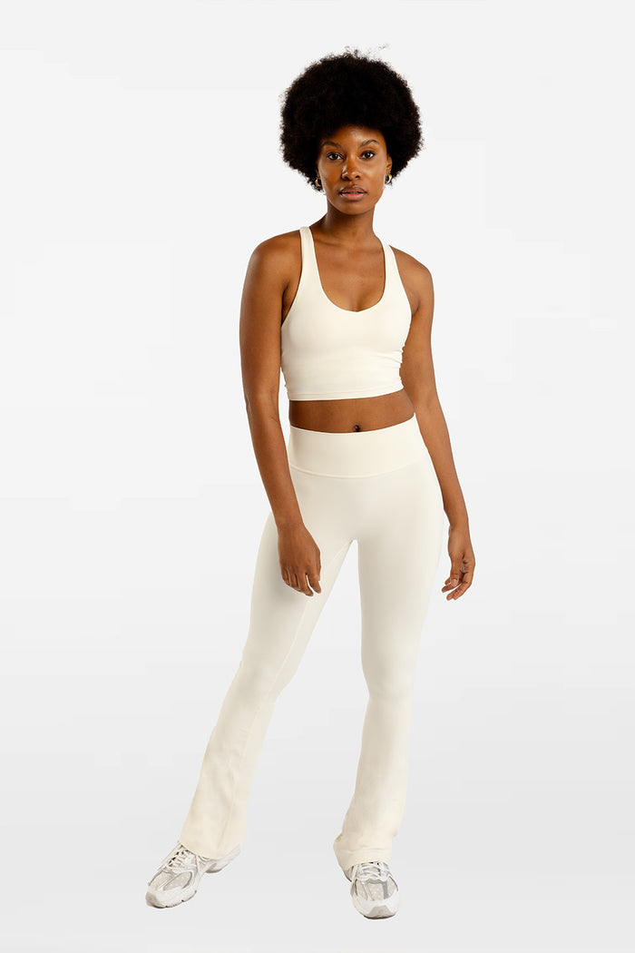 Flare Leggings - Coconut