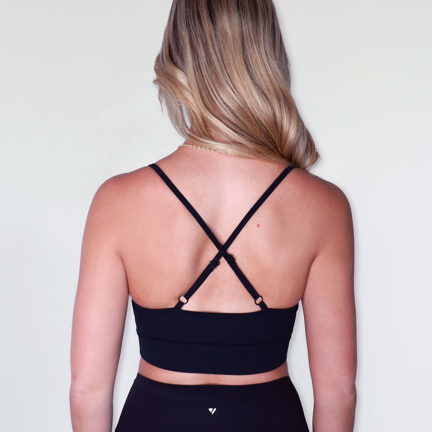 Specialty Fabric X-Back Sports Bra with Adjustable Straps