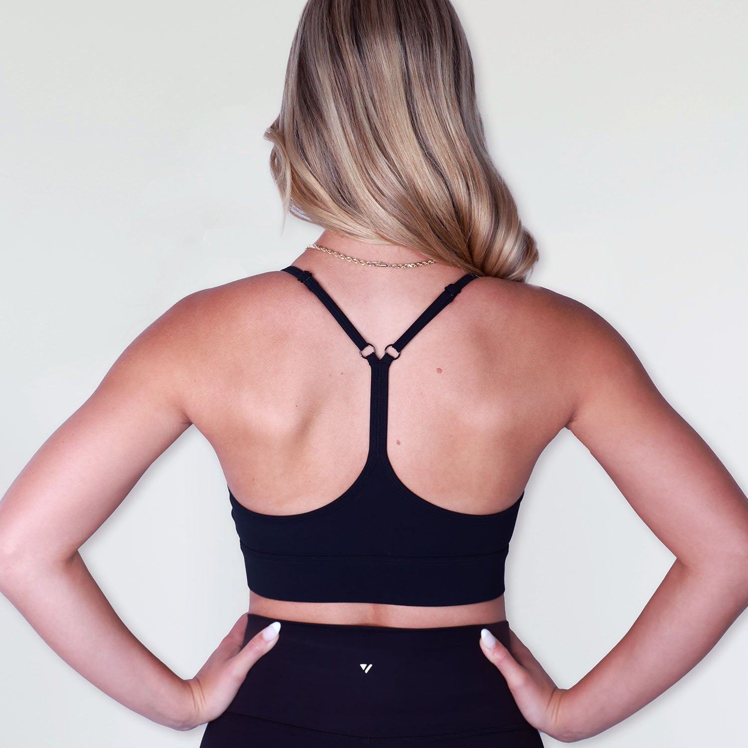 Women Backless Adjustable Straps Athletic Gym Fitness Workout Top